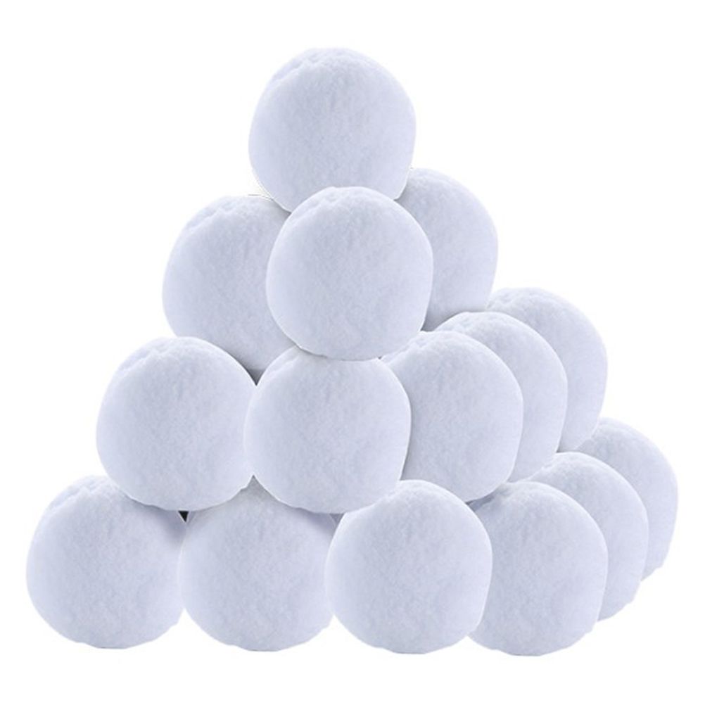 Christmas 40 Pack Artificial Snowballs Fake Snowball Fight for Kids Indoor Outdoor Toy Snowballs for Throwing Snowball Fight Game