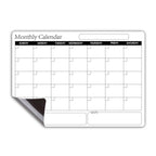 Rewritable Magnetic Whiteboard Refrigerator Calendar Message Board Monthly Planner Board