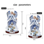 Christmas Santa Window Paste Stickers PVC Angel Merry Christmas Party Wall Stickers