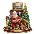 Christmas Santa Window Paste Stickers PVC Angel Merry Christmas Party Wall Stickers