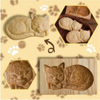 3D Cutter Embossing Mold Christmas Animal Pumpkin Cutter Baking Mold Funny Wooden Molds for Kitchen DIY