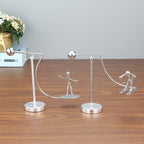 Balance Physics Toy One Foot Man Art Decompressive Science Psychology Home and Office Decor Desk Ornament Toy Surfing