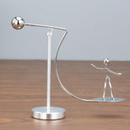 Balance Physics Toy One Foot Man Art Decompressive Science Psychology Home and Office Decor Desk Ornament Toy Surfing
