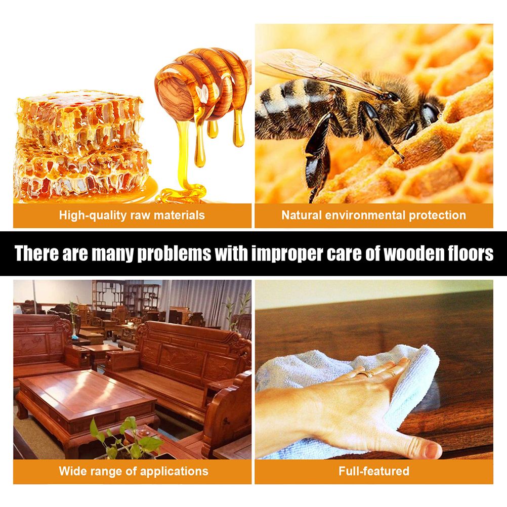60ml Beeswax Care Spray Natural Beewax Spray Home Furniture Care Wooden Floor Beeswax Wax