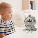 Coin Bank for Kids Must Break to Open Cute Animal Tiger Money Banks Resin Tiger Coin Saving Box Ornaments