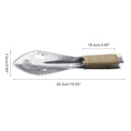 Multifunctional Garden Metal Serrated Digger Portable Serrated Digging Tool with Non Slip Handles Gardening Tools