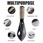 Multifunctional Garden Metal Serrated Digger Portable Serrated Digging Tool with Non Slip Handles Gardening Tools