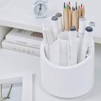 Multi Function 360 Degree Rotating Pencil Holder Stationery Cosmetic Storage Box Dustproof Makeup Organizer Gifts for Wife and Girlfriend