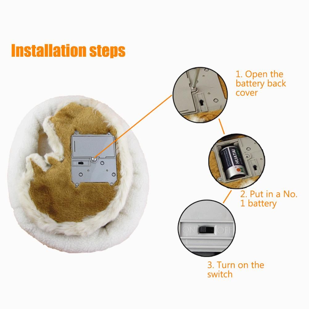 Realistic Sleeping dog Toy Breathing dog Stuffed Animal Doll with Mat Plush Toys for Children Home Ornament