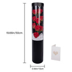 Soap Rose Flower Bouquet Gift Box Artificial Rose Flowers Rose Petal Bouquet Tube Valentine's Day Gift For Lover