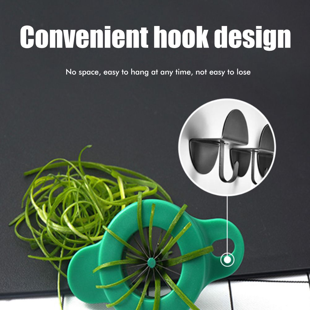 Household Stainless Steel Scallion Cutter Plum Blossom Shred Silk Cutter Sharp Onion Cutter Graters Kitchen Shred Accessories