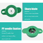 Household Stainless Steel Scallion Cutter Plum Blossom Shred Silk Cutter Sharp Onion Cutter Graters Kitchen Shred Accessories