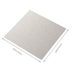 8PCS Insulating Mica Sheet High Temperature Resistance Mica Plates for Microwave Oven