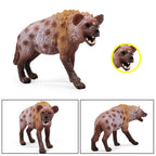 Hyena Figurine Ornaments Simulation PVC Hyena Wild Animals Figurine Collectible Hyena Model Toys for Kids