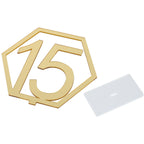 Table Number Acrylic Mirror 1 To 15 Table Number For Weddings Dinner