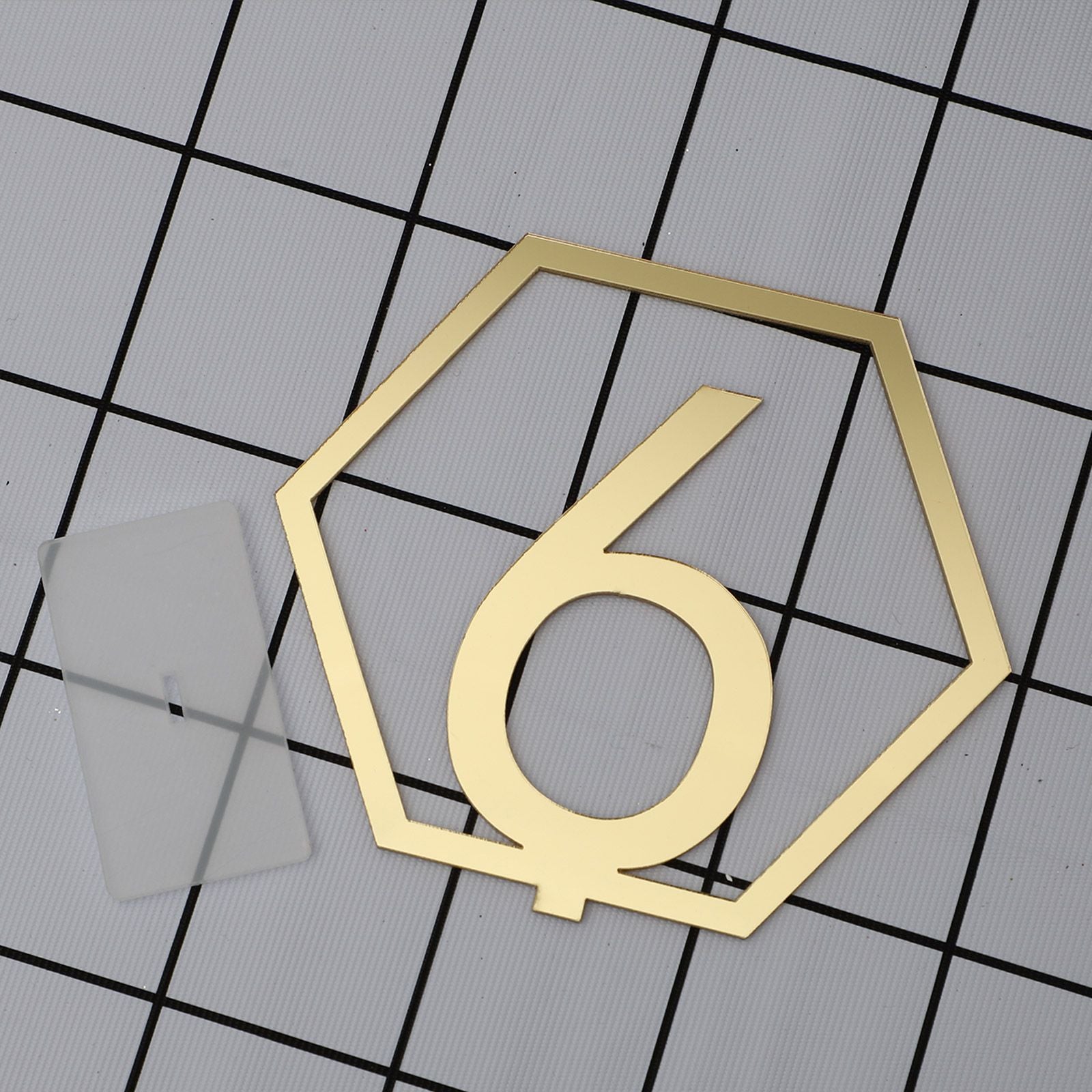 Table Number Acrylic Mirror 1 To 15 Table Number For Weddings Dinner