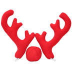Reindeer Antlers Kit For Car Festive Christmas Car Decorations