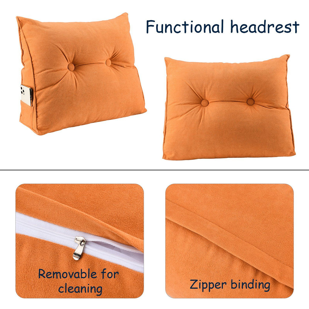 Triangle Cushion Bed Head Large Backrest Lumbar Cushion Tatami Soft Package