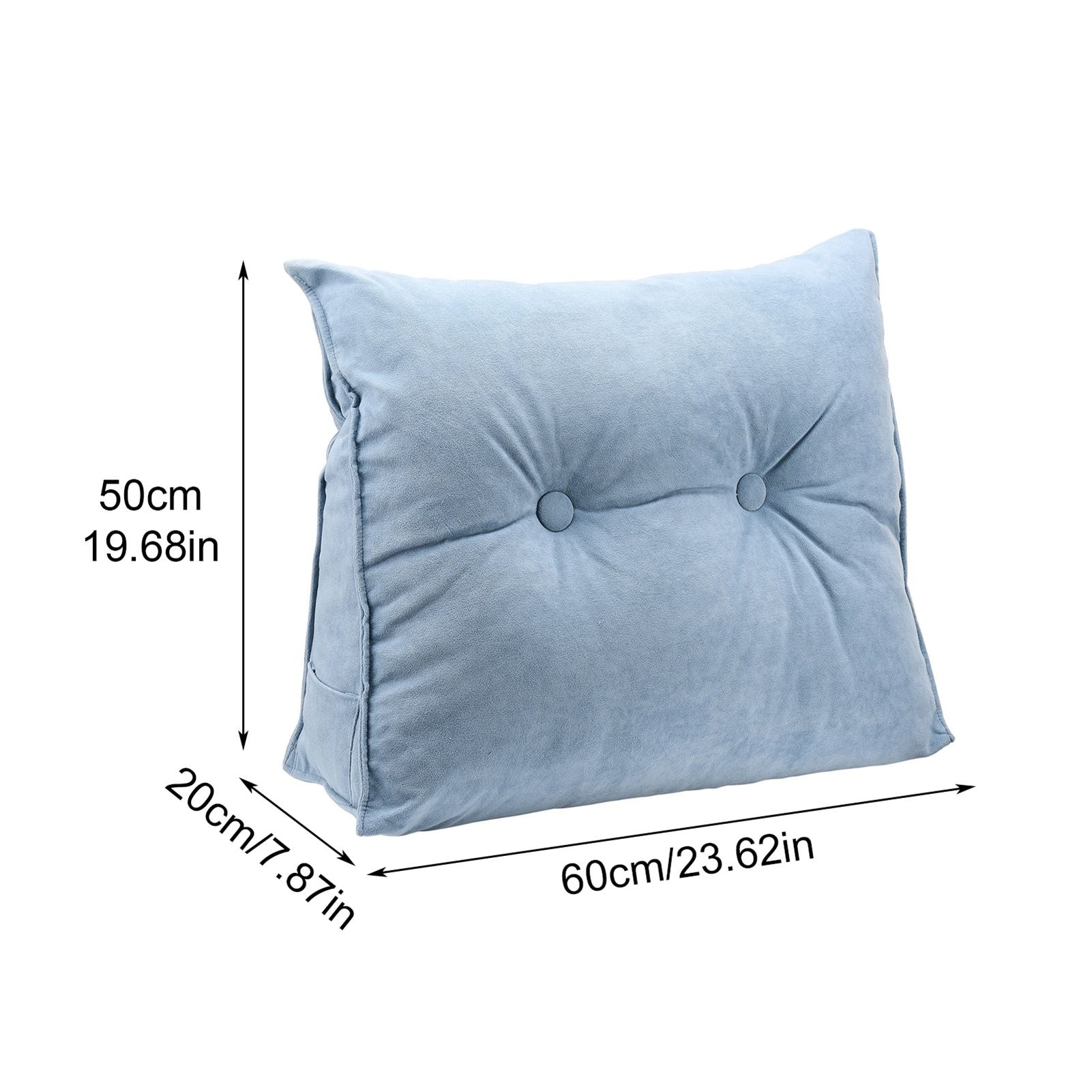 Triangle Cushion Bed Head Large Backrest Lumbar Cushion Tatami Soft Package