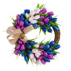 Wreath Artificial Hanging Wreath for Front Door Wall Tree Party Shop Window Decoration