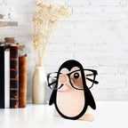 Wooden Eyeglass Holder Stand Animal Shaped Adorable Eyeglass Display Rack for Decoration