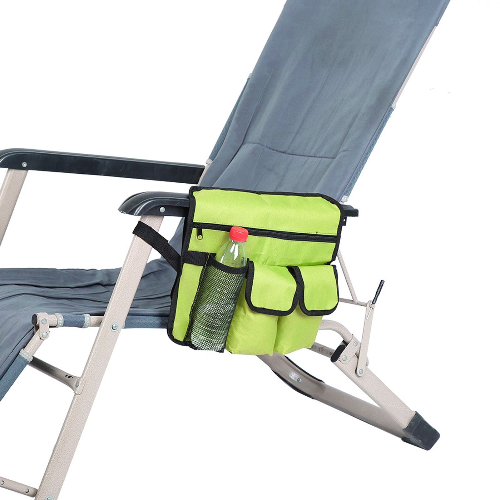 Beach Chair Armrest Bag Outdoor Chair Organizer Single Shoulder Hanging Storage Bag for Camping