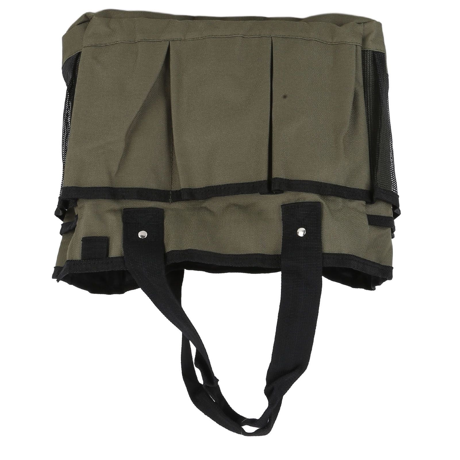 Outdoor Tote Bag Portable Garden Pruning Tool Storage Bag for Keeping Storing Gardening ToolMilitary Green