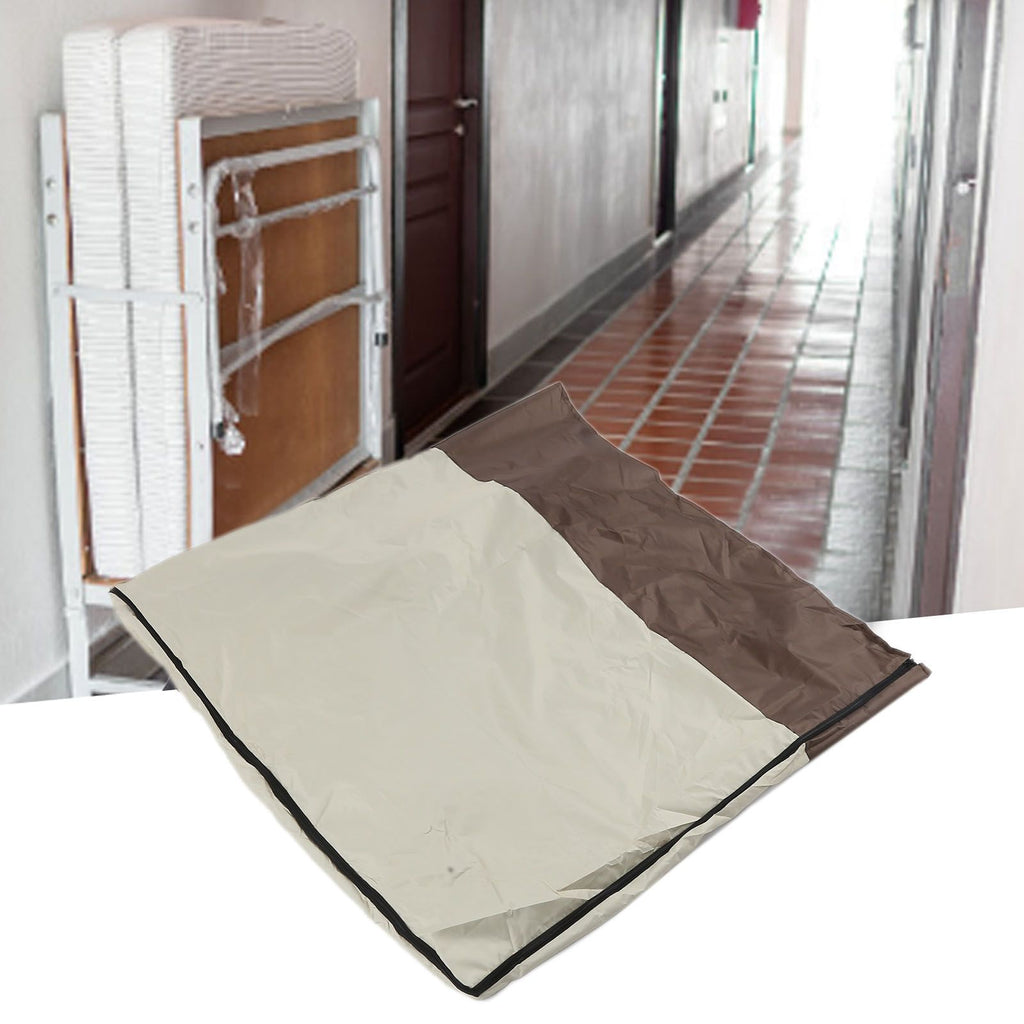 Folding Bed Cover Dustproof Waterproof Rollaway Bed Protective Cover for Indoor Outdoor102x33x104cm