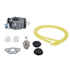 H119‑6 42CC Carburetor Gasket Sparking Plug Kit Replacement for WT WYK‑186 with Intake Hole