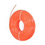 100m Trimmer Cord 2.4mm Square Nylon Cord Gasoline Brush Cutter Cord Replacement Part