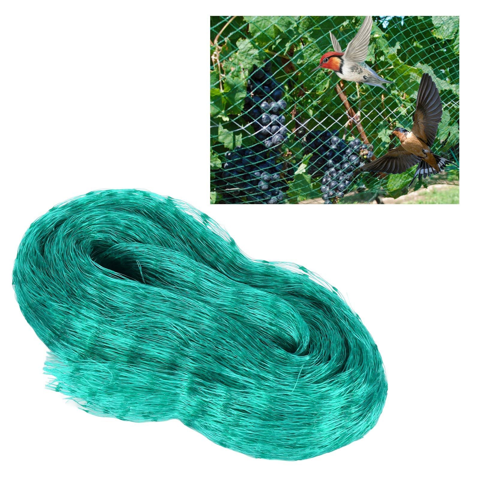 2x10m Anti Bird Protection Net Nylon Bird Proof Netting Nursery Fruit Tree Protection Net