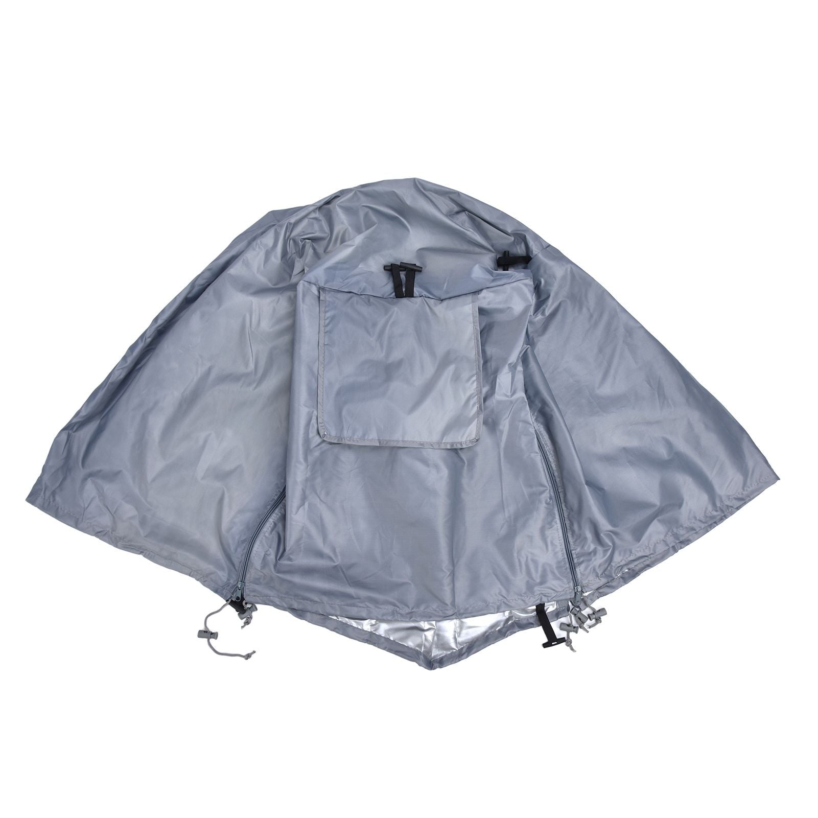 124.5x84x79cm Dogs Wire Crate Cover Waterproof Sunscreen Dustproof Pet Cage Cover for OutdoofGray