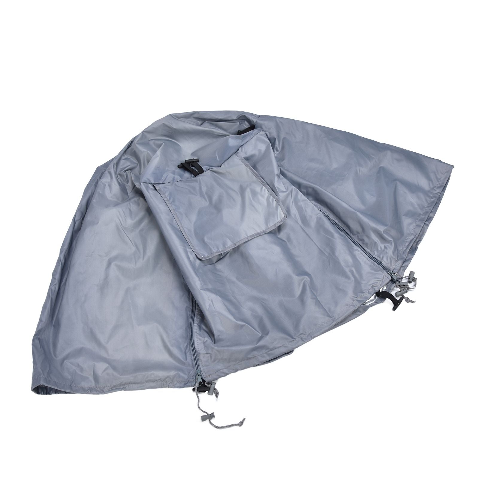 124.5x84x79cm Dogs Wire Crate Cover Waterproof Sunscreen Dustproof Pet Cage Cover for OutdoofGray