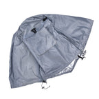 124.5x84x79cm Dogs Wire Crate Cover Waterproof Sunscreen Dustproof Pet Cage Cover for OutdoofGray
