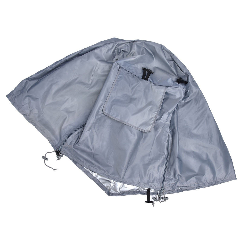 124.5x84x79cm Dogs Wire Crate Cover Waterproof Sunscreen Dustproof Pet Cage Cover for OutdoofGray