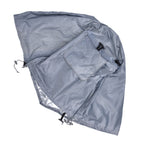 124.5x84x79cm Dogs Wire Crate Cover Waterproof Sunscreen Dustproof Pet Cage Cover for OutdoofGray