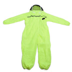 Beekeeping Suit Fluorescent Green One Piece Zipper Design Breathable Beekeeper Clothing