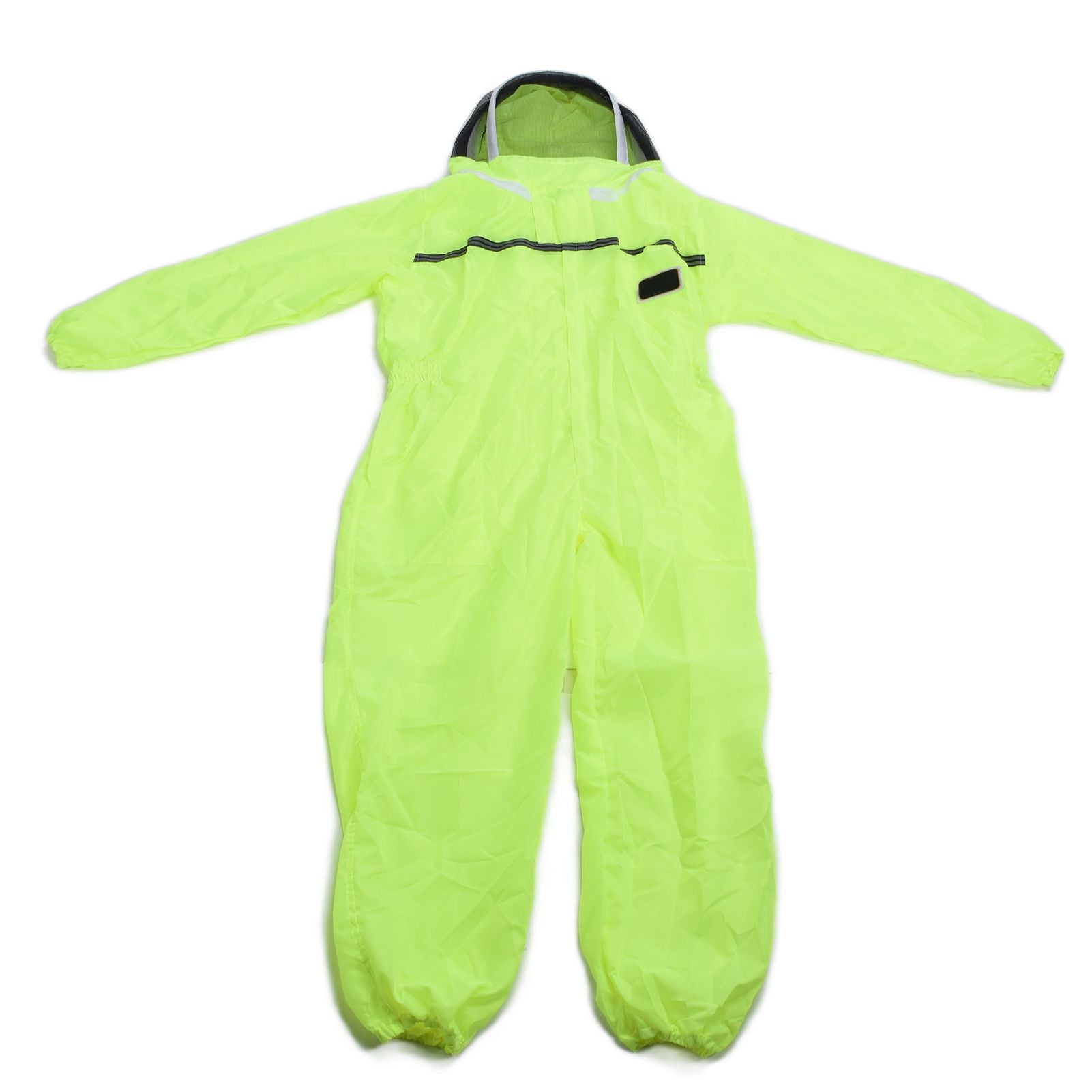 Beekeeping Suit Fluorescent Green One Piece Zipper Design Breathable Beekeeper Clothing