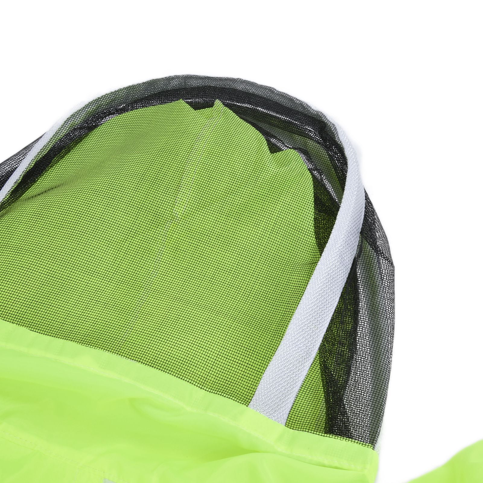 Beekeeping Suit Fluorescent Green One Piece Zipper Design Breathable Beekeeper Clothing