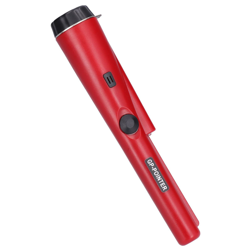 Metal Detector Professional Portable Waterproof Handheld Metal Detector with LED LightDark Red