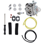 753-06190 Carburetor with Fuel Filter Air Filter Primer Bulb Kit for Troybilt TB22EC TB32EC TB80EC TB22 TB21EC