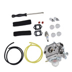 753-06190 Carburetor with Fuel Filter Air Filter Primer Bulb Kit for Troybilt TB22EC TB32EC TB80EC TB22 TB21EC