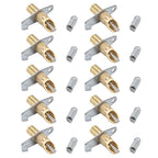 10 Pcs Automatic Nipple Drinker Feeder Poultry Watering System Supplies for Rabbits Rodents Rat