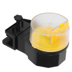 Automatic Fish Feeder Timed Flexible Convenient Clean Easy Installation Fish Tank Food DispenserYellow