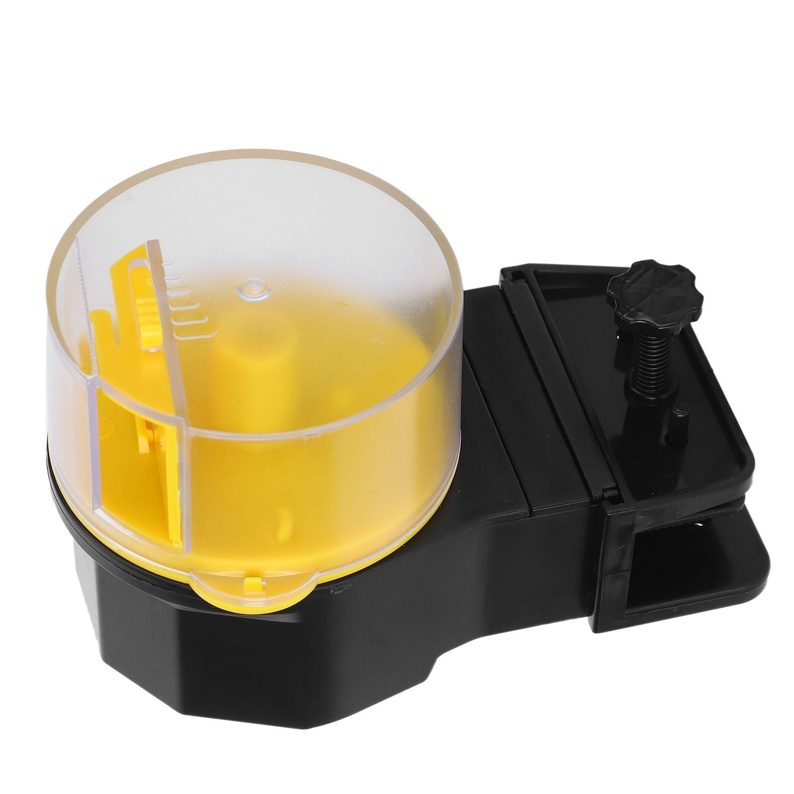 Automatic Fish Feeder Timed Flexible Convenient Clean Easy Installation Fish Tank Food DispenserYellow