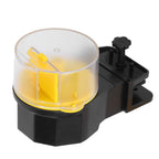Automatic Fish Feeder Timed Flexible Convenient Clean Easy Installation Fish Tank Food DispenserYellow