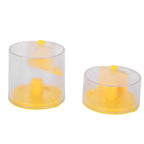Automatic Fish Feeder Timed Flexible Convenient Clean Easy Installation Fish Tank Food DispenserYellow