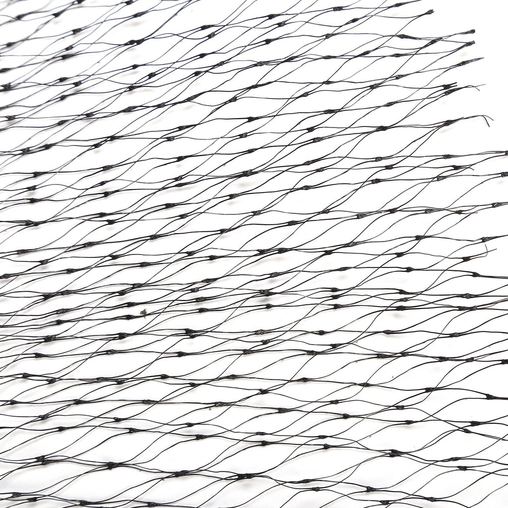 Bird Netting with 50PCS Cable Ties Nylon Garden Netting Anti Bird Mesh Plant Pest Netting for Vegetable FruitBlack