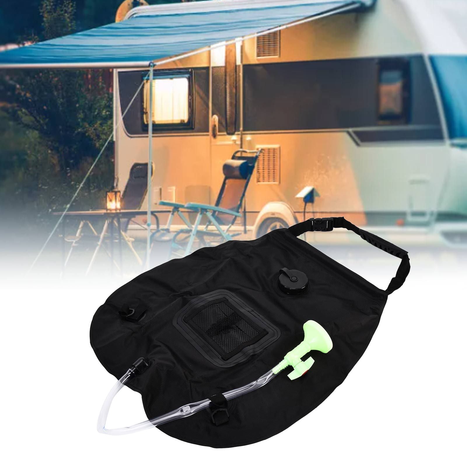 Shower Bag Retractable Non Toxic Environmentally Friendly High Bearing Portable Solar Shower Bag for Camping Travel