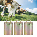 3Pcs Alloy Livestock Bell Thickened Anti Lost Sheep Bell for Cow Outdoor Stock FarmNo. 1 Bell
